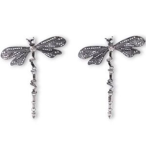 NWT - New In Box Zara Dragonfly Earrings - Brand New in Box - Silver